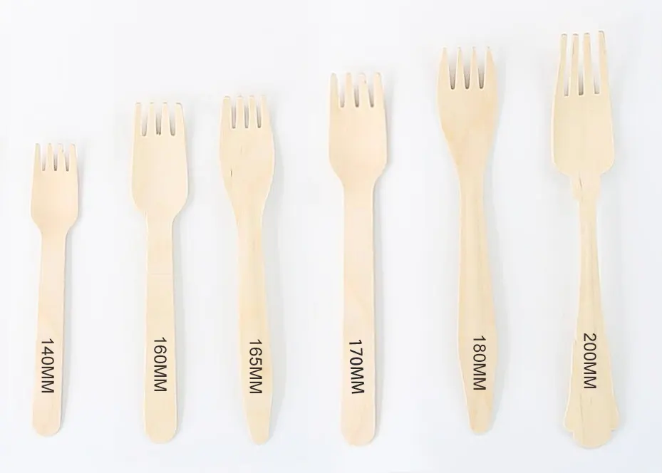 Wooden Forks Size