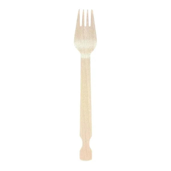 180mm Wooden Forks Customizable Wooden Cutlery Set