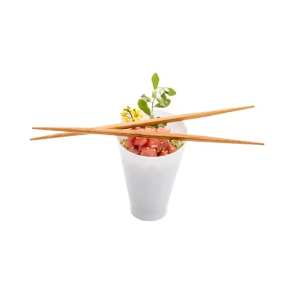 Carbonized Disposable Bamboo Contour Chopsticks