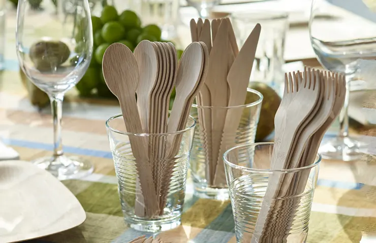 Customized Disposable Bamboo Cutlery​​